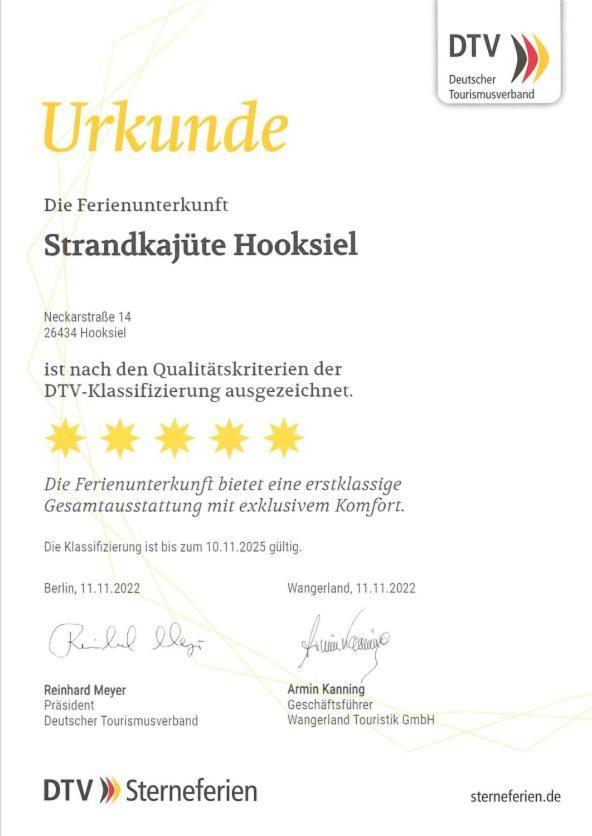Strandkajuete Hooksiel Шилиг Екстериор снимка